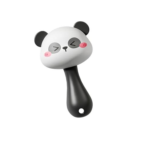 FackLOxc Früheres Lernen Panda Form Rasselspielzeug Für Baby 0-3 Monate Sensorische Maracas Für Die Verbesserung Der Fähigkeiten Der Handaugenkoordination von FackLOxc