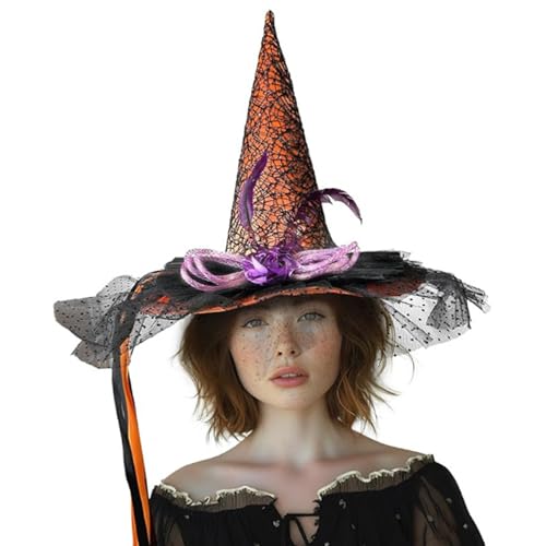 FackLOxc Halloween Wizard Hat Light Up Witch Witch Caps Wizard Kostümzubehör Für Maskerade Party Cosplay Requisiten von FackLOxc