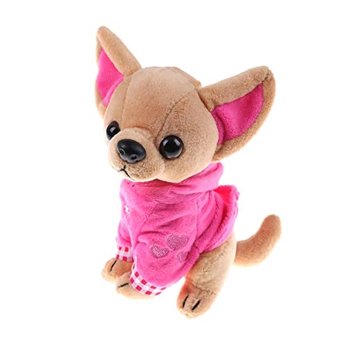 FackLOxc Plüsch Baby Spielzeug Weiche Neuheit Chihuahua Puppen Geburtstagsgeschenk Für Kinder Ausgestopft Weihnachtskarte Plüsch Für Home Decor von FackLOxc