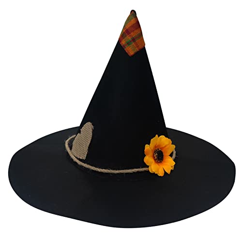 FackLOxc Scarecrow Halloween Hexenhut Erwachsener Zauberer Magican Halloween New Year Halloween Vogelscheuche Kostüm von FackLOxc