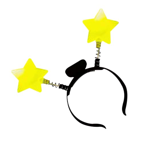 FackLOxc Star Blingbling Stirnband 2025 Kopfbedeckung Weihnachten Party Foto Requisiten Weihnachten Party Kopfbedeckung Cosplay Zubehör von FackLOxc