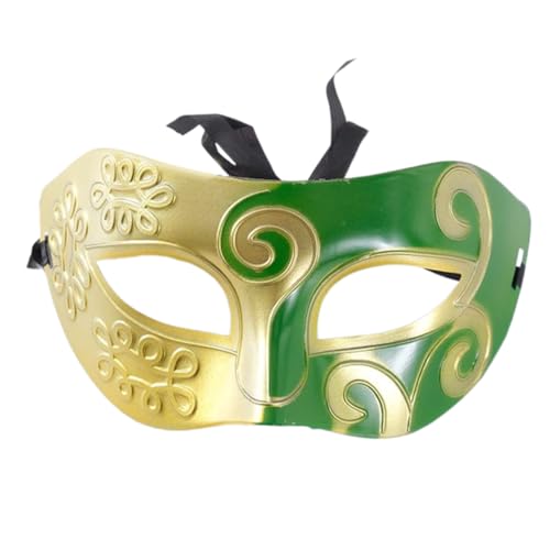 Maskerade-Augenmaske für Damen und Herren, Halloween, Karneval, Maskerade, Augenmaske, Kostüm, Zubehör, halbes Gesicht von FackLOxc