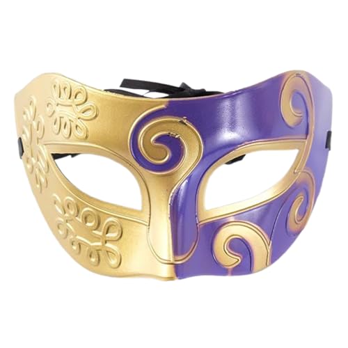 Maskerade-Augenmaske für Damen und Herren, Halloween, Karneval, Maskerade, Augenmaske, Kostüm, Zubehör, halbes Gesicht von FackLOxc