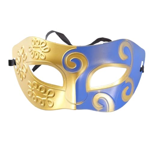 Maskerade-Augenmaske für Damen und Herren, Halloween, Karneval, Maskerade, Augenmaske, Kostüm, Zubehör, halbes Gesicht von FackLOxc