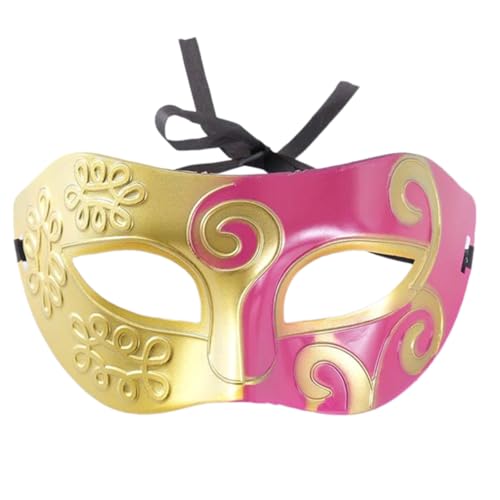 Maskerade-Augenmaske für Damen und Herren, Halloween, Karneval, Maskerade, Augenmaske, Kostüm, Zubehör, halbes Gesicht von FackLOxc