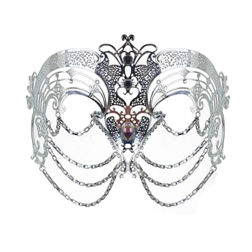 Metallquasten Maskerade Auge Strass Maskerade halbes Gesicht für Frauen Maskerade Halloween Cosplay Frauen Maskerade Zubehör Metallquasten Maskerade Auge Strass Maskerade halbes Gesicht für Frauen Maskerade Halloween Cosplay Frauen Maskerade Zubehör von FackLOxc