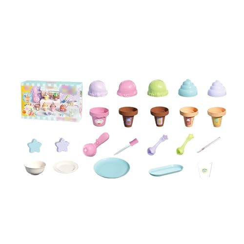 Factorys Farbwechsel EIS Dessert Maschine Kinder Spielen Küche Mädchen Geburtstag (31.5x19.5x10cm) von Factorys