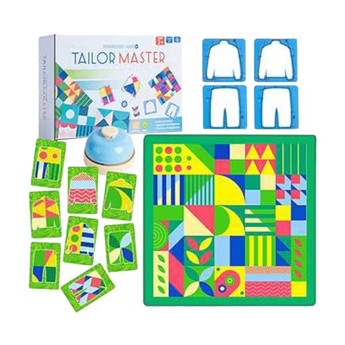 Factorys Tailor Master Lernspielzeug für Kinder, Konzentrationstraining, Denksport, Kinderspiele, grafische Farbabstimmung, Doppelbattle-Tischspiel für Freunde, Klassenkameraden, Schüler (21X15X6cm) von Factorys