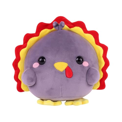 Factorys Weihnachten Cartoon Huhn Puppe Urlaub Dekoration Hause Sofa Dekoration Nette Puppe (A, 25cm) von Factorys