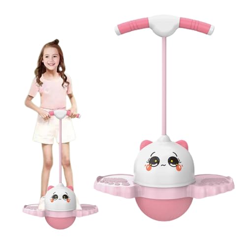 Pogo-Sticks,Kinder-Pogo-Stick | Lustiges Tier-Springspielzeug - Rutschfestes Springspielzeug mit leicht zu greifendem Griff, Fitness-Hüpfball für Kinder im Kindergarten für Gleichgewichtsfähigkeit von Facynde