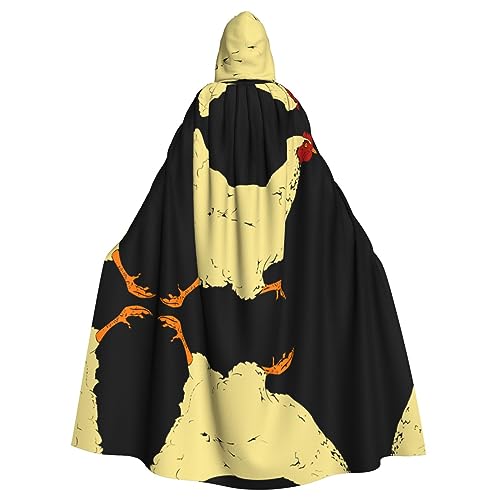 Animal Farm-Chicken Run Get Spooky With Our Hooded Cloak For Adult Halloween Costumes von Faduni