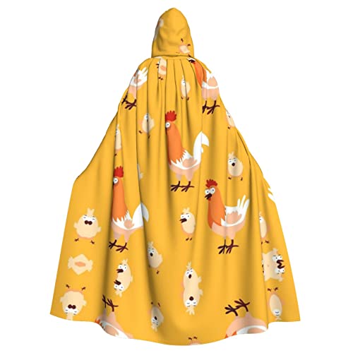 Huhn Küken werden gruselig mit unserem Kapuzenumhang für Erwachsenen-Halloween-Kostüme Huhn Küken werden gruselig mit unserem Kapuzenumhang für Erwachsenen-Halloween-Kostüme von Faduni