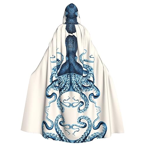 Oktopus Unisex Kapuze Halloween Umhang Cosplay Halloween Weihnachten Verkleidung Kostüme für Erwachsene von Faduni