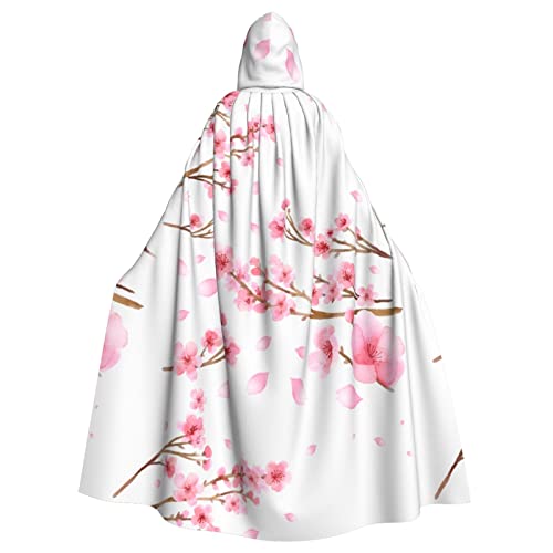 Plum Blossom Unisex Kapuzenumhang Halloween Cosplay Halloween Weihnachten Verkleidung Kostüme für Erwachsene von Faduni