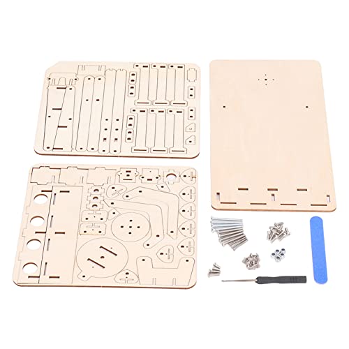 Fafeicy Roboterarm-Gebäudespielzeug, Hydraulischer Roboterarm, Modellspielzeug, Mechanisches Modell-Werkzeugset aus Holz für den Heimwerkerunterricht von Fafeicy