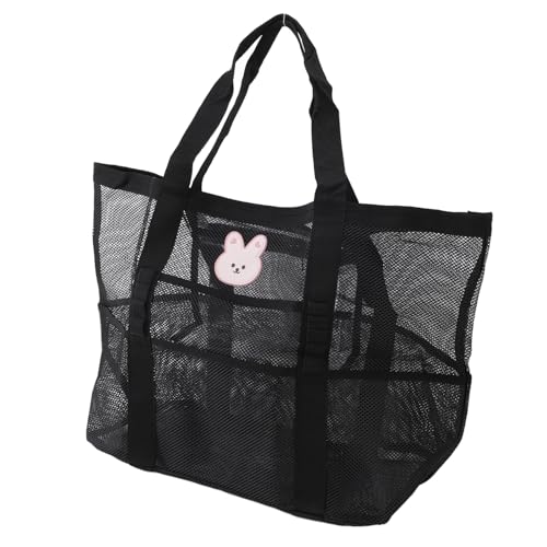 Mesh-Strandtasche, Großes Fassungsvermögen, Faltbare Handtasche, Schwimmspielzeug-Organizer, Tasche für Kinderwagen, 42,9 X 20,1 X 38,1 cm von Fafeicy