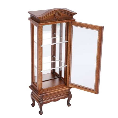 Fafeims 1:12 Skala Dollhouse Möbel, Dollhouse Möbelschrank, Birch -Holzbuchhändler mit Erz -Top -Miniatur -Display -Regal für Sammler Fafeims 1:12 Skala Dollhouse Möbel, Dollhouse Möbelschrank, Birch -Holzbuchhändler mit Erz -Top -Miniatur -Display -Regal für Sammler von Fafeims