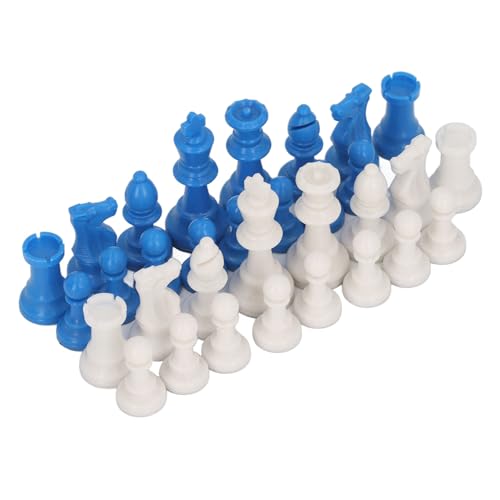 Fafeims 32pcs Internationale Schachstücke mit Lebendigem Blauem Weiß -Design, Bildungsunterhaltung, Langlebig und Zuverlässig, Gute Proportionen, Tragbar und Leicht, Geeignet für Alle Geeignet Fafeims 32pcs Internationale Schachstücke mit Lebendigem Blauem Weiß -Design, Bildungsunterhaltung, Langlebig und Zuverlässig, Gute Proportionen, Tragbar und Leicht, Geeignet für Alle Geeignet von Fafeims