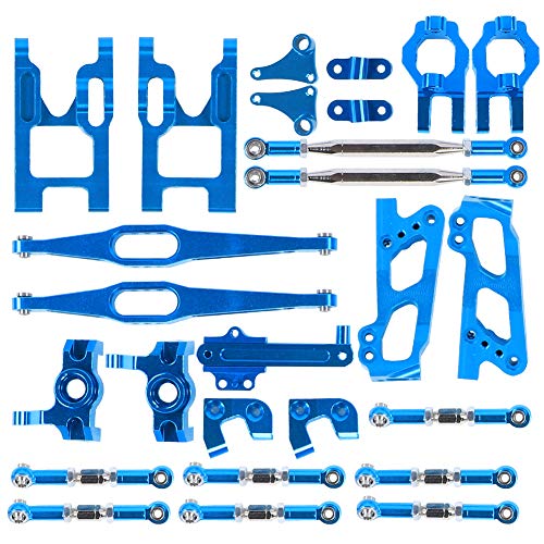 Fafeims Aluminiumlegierung Swing Arm Kit für RC Car Wltoys 12428/12423, Easy Installer Installation Lenkskit für eine Verbesserte Leistung, Ideale Amateure Fafeims Aluminiumlegierung Swing Arm Kit für RC Car Wltoys 12428/12423, Easy Installer Installation Lenkskit für eine Verbesserte Leistung, Ideale Amateure von Fafeims