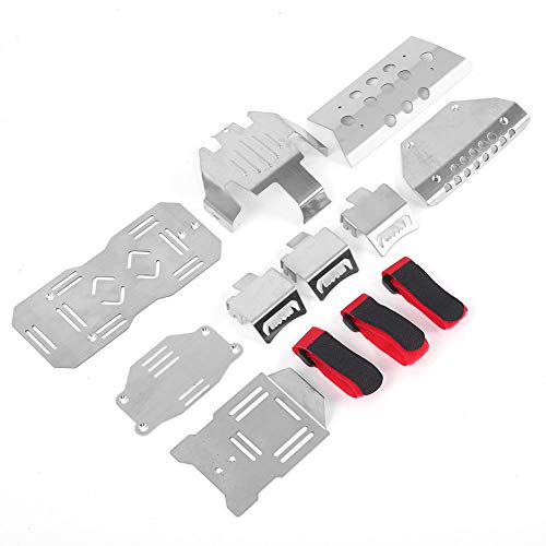 Fafeims Edelstahl -Chassis -Beschützer für 6 G63 6x6 1/10 RC Auto, Exquisite Verarbeitung, Einfache Installation, Chassis und Antriebswellenschutz, Silber, 8pcs Set Fafeims Edelstahl -Chassis -Beschützer für 6 G63 6x6 1/10 RC Auto, Exquisite Verarbeitung, Einfache Installation, Chassis und Antriebswellenschutz, Silber, 8pcs Set von Fafeims
