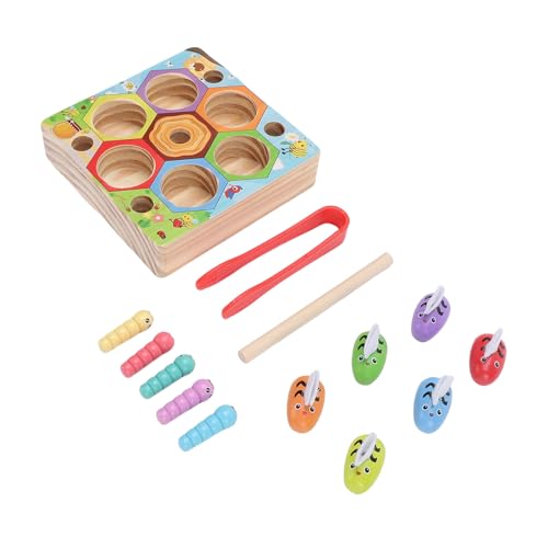 Fafeims Klemme Biene Zum Passenden Spiel, Frühes Handwerkskoordinationsspielzeug für Bildung, Farbsortieraktivität für Kleinkind Fafeims Klemme Biene Zum Passenden Spiel, Frühes Handwerkskoordinationsspielzeug für Bildung, Farbsortieraktivität für Kleinkind von Fafeims