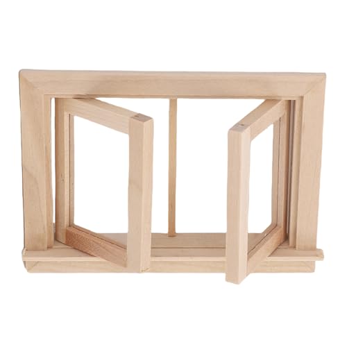 Fafeims Miniaturpuppenhausfenster 1:12 Skala, Holz und PVC Offene Winzige Fenster für Dollhouse DIY, Modellhausdekoration, Fotografie -Requisiten Fafeims Miniaturpuppenhausfenster 1:12 Skala, Holz und PVC Offene Winzige Fenster für Dollhouse DIY, Modellhausdekoration, Fotografie -Requisiten von Fafeims