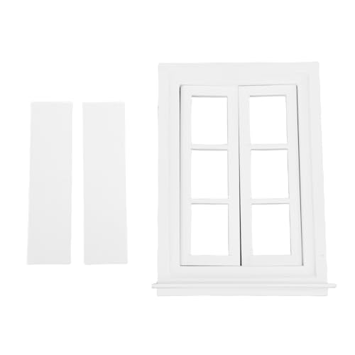 Fafeims Puppenhausfenster, 1:12 Hölzer Miniaturfenster mit Doppelter Öffnung und 6 Gitter für DIY -Wohnkultur Fafeims Puppenhausfenster, 1:12 Hölzer Miniaturfenster mit Doppelter Öffnung und 6 Gitter für DIY -Wohnkultur von Fafeims