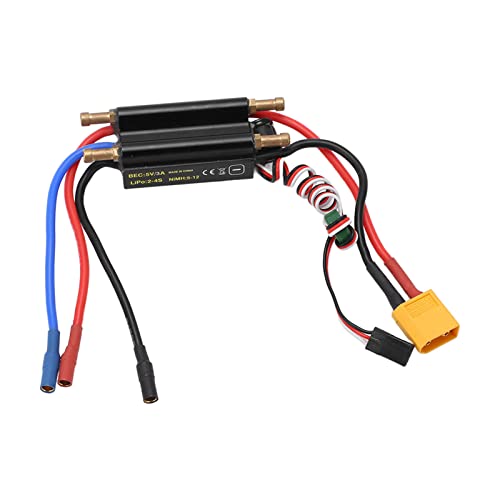 Fafeims RC -Boots -ESC, Dual -Channel -Entwässerung, Hochwertiger Bürstenloser ESC -Speed ​​-Controller für 450 -mm -Boot, Praktisch von Fafeims