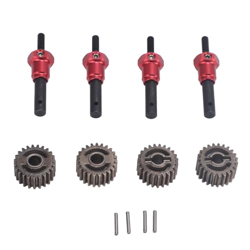 Fafeims RC -Portal -Stubachse Antriebswelleersatz, Maximale Leistung, Stabiles Winkeldesign, Effizienter Antriebselement mit Kombinationen für 1/10 RC Auto Fafeims RC -Portal -Stubachse Antriebswelleersatz, Maximale Leistung, Stabiles Winkeldesign, Effizienter Antriebselement mit Kombinationen für 1/10 RC Auto von Fafeims