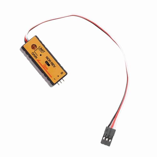 Fafeims Wettbewerbsfähige Driftvorteile, Verbesserte Driftkontrolle, Präzise Gewinnempfindlichkeit RC Control Gyro für Wettbewerbsfähige Rennen, Universelle Kompatibilität mit RC Fafeims Wettbewerbsfähige Driftvorteile, Verbesserte Driftkontrolle, Präzise Gewinnempfindlichkeit RC Control Gyro für Wettbewerbsfähige Rennen, Universelle Kompatibilität mit RC von Fafeims