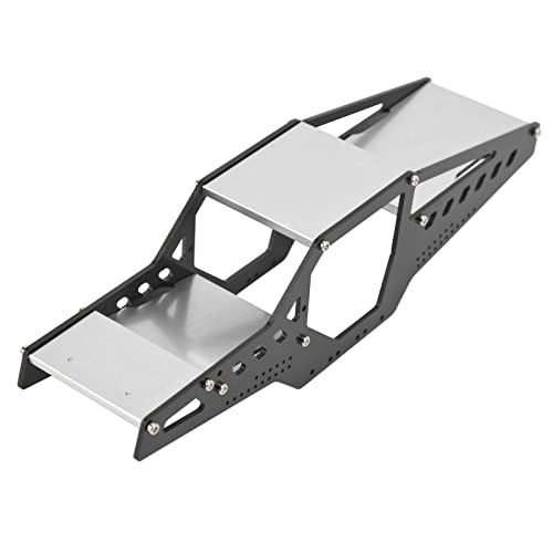 RC Car Frame Body Shell Roll Cage mit Mehreren Stoßmontageorten für 1/24 RC -Auto -Upgrade -Teile Geeignet (Silver) von Fafeims