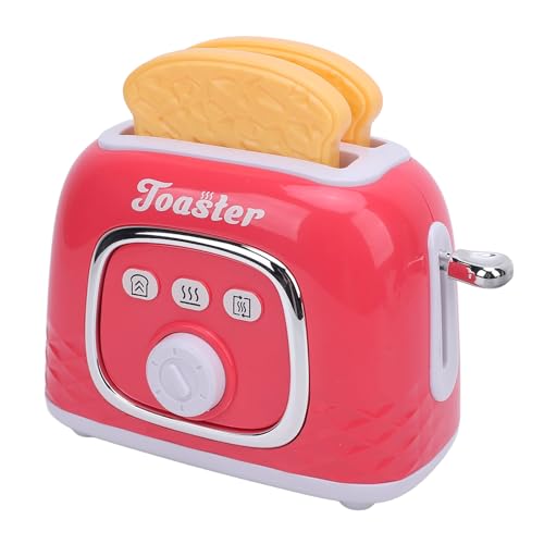 Spielen Toaster Simulation Bread Maker Spielzeugküchengeräte mit Accessoires für das Spielen von Kindern von Fafeims