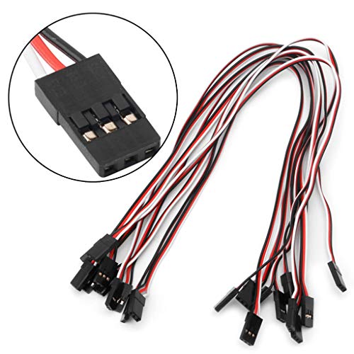 Fahoujs 10pcs 10 cm Quadcopter Extension Servo Blei Futaba Männlich Zum Männlichen Drahtkabel von Fahoujs