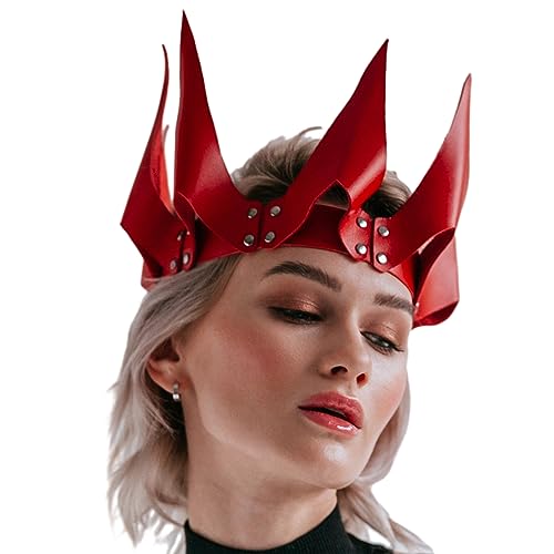 Fahoujs Erwachsene PU Ritter Western Kopfbedeckung Griechischer Römischer Ritter Kopfbedeckung Halloween Party Cosplay Kostüm Aufführungen Halloween Ritter Kopfbedeckung Halloween Mittelalter von Fahoujs