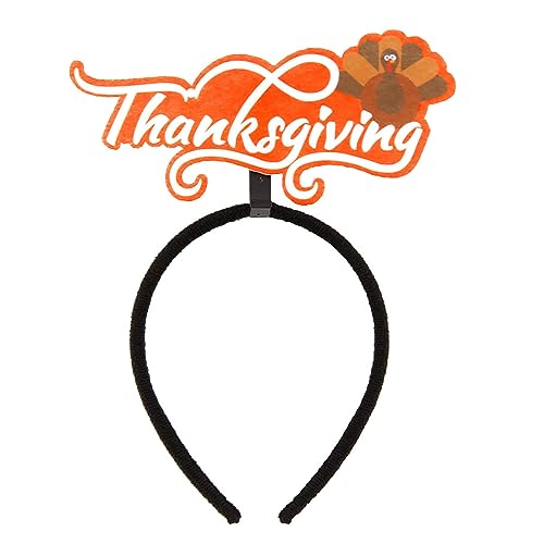 Fahoujs Schöner Thanksgiving-Kopfschmuck, kreative Kopfbedeckung, Party-Kopfschmuck, Fotografie-Requisiten, Kopfschmuck für Partys und Veranstaltungen, Thanksgiving-Partyzubehör von Fahoujs