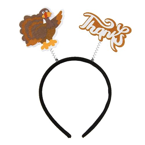 Fahoujs Schöner Thanksgiving-Kopfschmuck, kreative Kopfbedeckung, Party-Kopfschmuck, Fotografie-Requisiten, Kopfschmuck für Partys und Veranstaltungen, Thanksgiving-Partyzubehör von Fahoujs