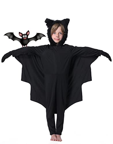 Fledermaus Kostüm Kinder 98 104 Faschingskostüme Mädchen Karnevalskostüme Junge Schwarz Fledermaus Kostüm Kinder 98 104 Faschingskostüme Mädchen Karnevalskostüme Junge Schwarz von Fairycos