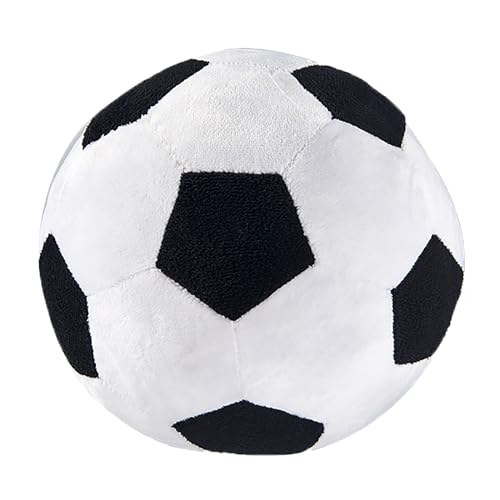 FakeFace Plüsch Fußball Kissen Football-Kissen, 22cm gefüllte Kissen weiche Sport Ball interaktive Fußball kreative Zimmer Dekorationen Stuhlkissen Sport Spielzeug Geschenk für Kinder Mädchen Jungen von FakeFace