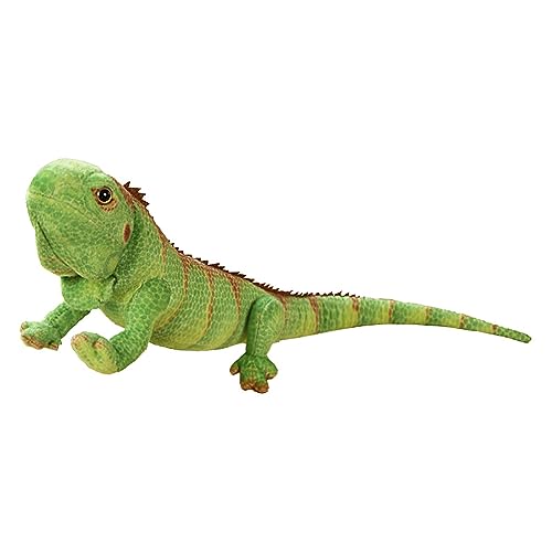 FakeFace Realistische Eidechse Plüschtier Puppe 95cm Stoffpuppe Kuscheltier Chamäleon Vierbeiniger Drache erschreckendes Requisite, geeignet für Wohnzimmer, Halloween und Themendekorationen von FakeFace