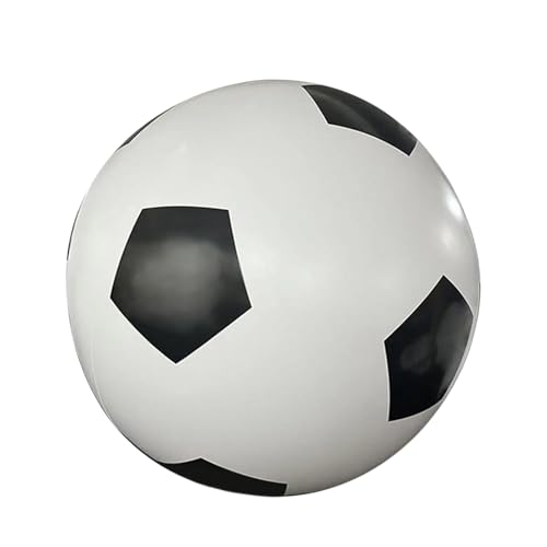 Wasserball Aufblasbar 60cm Football Strandball Wasserballon Großer Beach Ball PVC Kickball Kinder Schwimmbad Pool Strand Spielzeug Ball für Indoor Outdoor von FakeFace