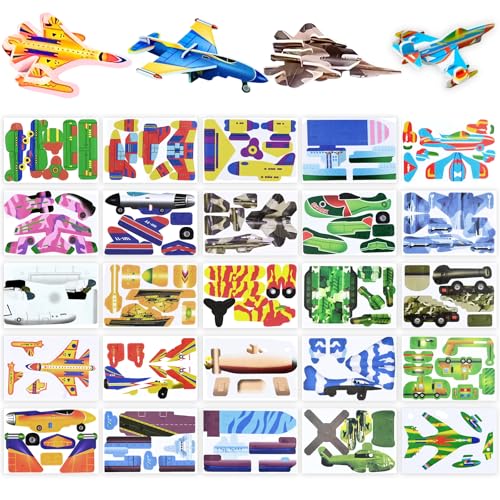 Insekten Dinosaurier Puzzle 3D Puzzle Modell Kits für Kinder Jugendliche Erwachsene zu Bauen, Bündel von Miniatur-Modell-Kit Insekt Lernspielzeug Erwachsene Kinder (Flugzeuge) von Falafoty