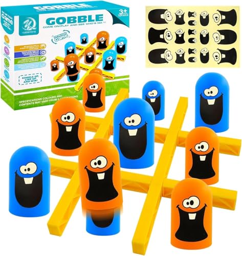 Tic Tac Toe, Tic Tac Toe Spiel, Mini Tic Tac Toe Brettspiel,Tic Tac Toe Toys, Tic-TACS-Toe Brettspiel, Eltern Kind Interaktives Tischspiele, 2 Spieler Brettspiele, für Eltern Kinder Lernspielzeug von Falaquer