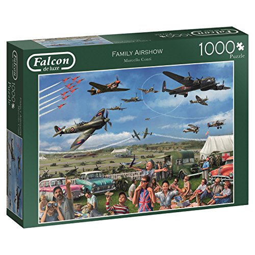 Jumbo 11195 Falcon de Luxe-Family Air Show Puzzle 1000 Teile von Jumbo