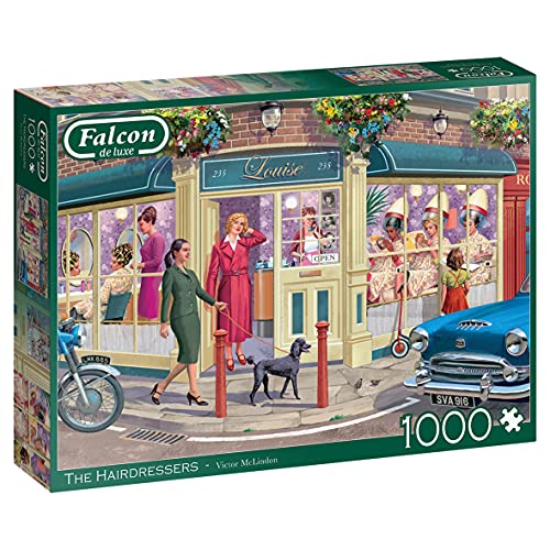 Falcon 11323 The Hairdressers-1000 Teile Puzzlespiel, Mehrfarben von Jumbo