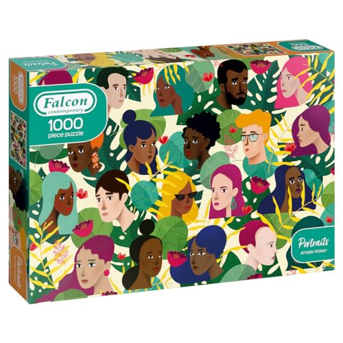 Jumbo, Falcon Contemporary – Portraits, Puzzle für Erwachsene, 1000 Teile von Jumbo