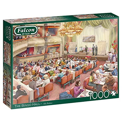 Falcon 11316 The Bingo Hall-1000 Teile de Luxe Puzzlespiel, Mehrfarben von Jumbo