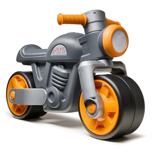 Falk Laufrad Motorrad ab 1 Jahr I Kinder Laufrad & Motorrad Spielzeug mit Hupe & leisen Rädern I Robustes Kinderfahrzeug aus recyceltem Kunststoff I Geschenk zum 1. Geburtstag I Grau Falk Laufrad Motorrad ab 1 Jahr I Kinder Laufrad & Motorrad Spielzeug mit Hupe & leisen Rädern I Robustes Kinderfahrzeug aus recyceltem Kunststoff I Geschenk zum 1. Geburtstag I Grau von Falk