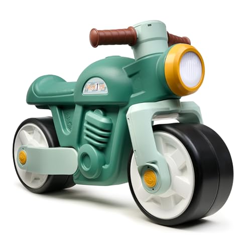 Falk Laufrad Motorrad ab 1 Jahr I Kinder Laufrad & Motorrad Spielzeug mit Hupe & leisen Rädern I Robustes Kinderfahrzeug aus recyceltem Kunststoff I Geschenk zum 1. Geburtstag I Grune Falk Laufrad Motorrad ab 1 Jahr I Kinder Laufrad & Motorrad Spielzeug mit Hupe & leisen Rädern I Robustes Kinderfahrzeug aus recyceltem Kunststoff I Geschenk zum 1. Geburtstag I Grune von Falk