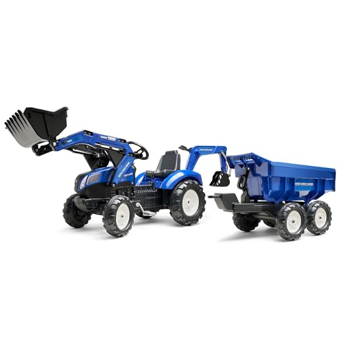 Falk New Holland T8 Tractor + Aanhanger + Lader + Graafarm Falk New Holland T8 Tractor + Aanhanger + Lader + Graafarm von Falk