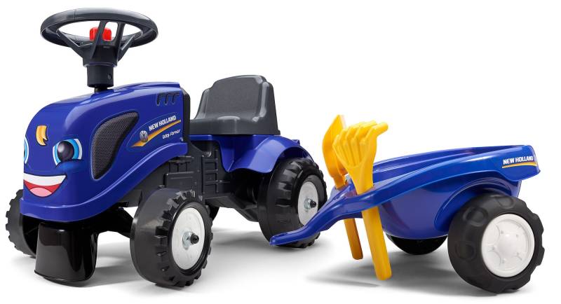 Falk New Holland Traktor mit Zubehör, Blau von Falk